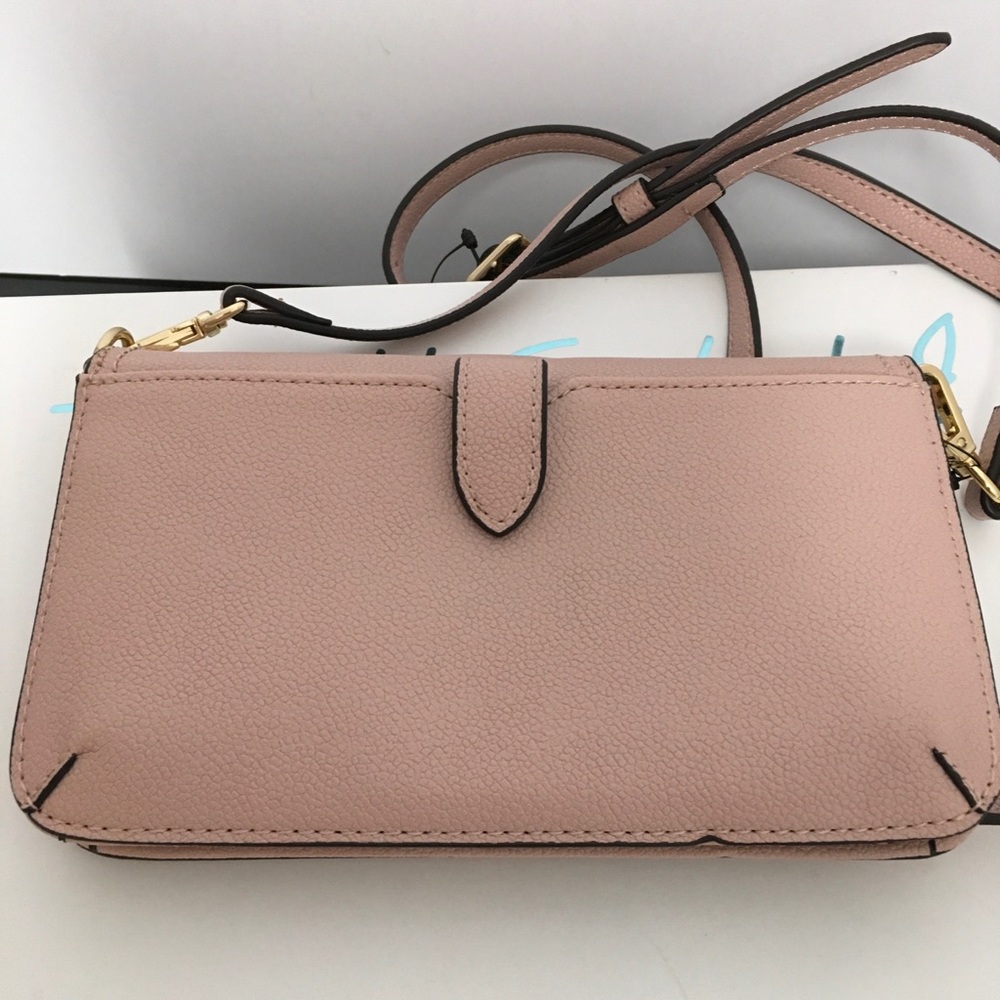 Nine West Dusty Pink Crossbody Bag with Gold Hardware - Picture 2 of 3